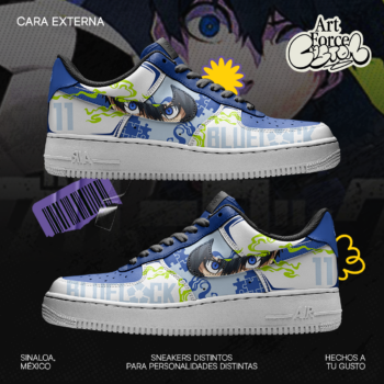 Air Force 1 Shoes Sneakers x Isagi - Blue Lock