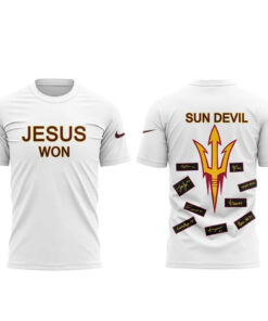 Arizona State Sun Devils Women’s Basketball Jesus Won 2026 Shirt