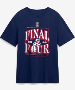 Arizona Wildcats 2026 NCAA Men's Basketball Tournament March Madness Final Four The University of Arizona T-Shirt
