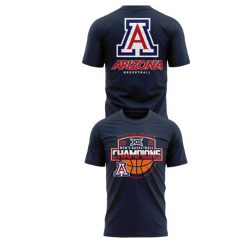 Arizona Wildcats Basketball Regular Season Champions 2026 Shirt