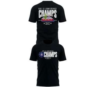Arizona Wildcats Big 12 Conference Champs 2026 Shirt