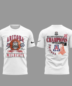 Arizona Wildcats Big 12 Men’s Basketball Tournament Championship 2026 Shirt