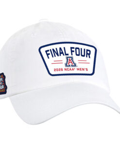 Arizona Wildcats Mens Basketball 2026 Final Four Patch White Hat