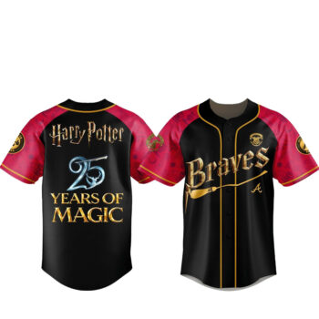 Atlanta Braves Harry Potter 25 Years of Magic Game Night 2026 Baseball Jersey