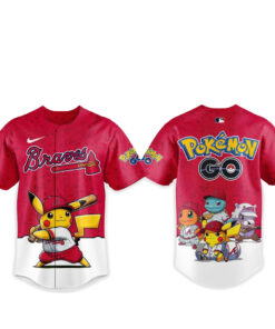 Atlanta Braves Pokemon Go Night 2026 Game Baseball Jersey