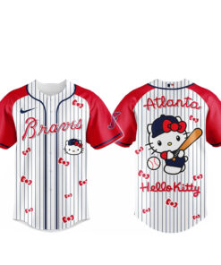 Atlanta Braves x Hello Kitty 2026 And Sanrio World Baseball Jersey