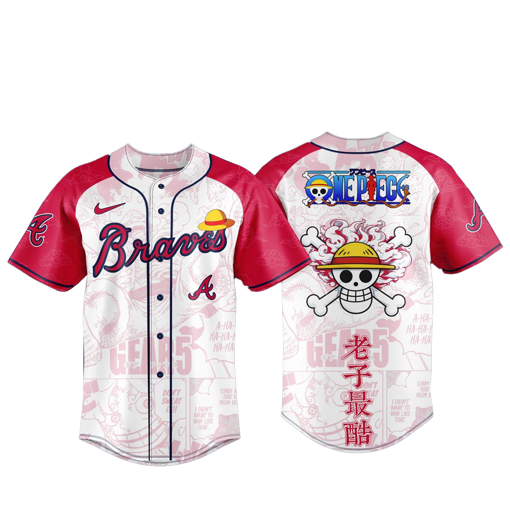 Atlanta Braves x One Piece Night 2026 Game Baseball Jersey Atlanta Braves x One Piece Night 2026 Game Baseball Jersey