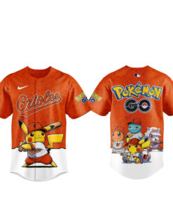 Baltimore Orioles Pokemon Go Night 2026 Game Baseball Jersey