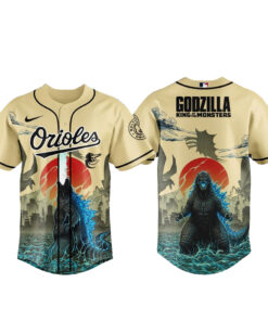 Baltimore Orioles x Godzilla King of The Monsters Baseball Jersey