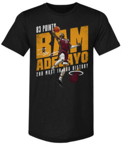 Bam Adebayo Miami Heat 83 Points T-Shirt