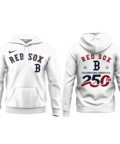 Boston Red Sox 2026 Celebrating America’s 250th White Hoodie