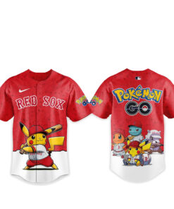 Boston Red Sox Pokemon Go Night 2026 Game Baseball Jersey