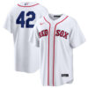 Boston Red Sox White Home 2026 Jackie Robinson Day Baseball Jersey 2 Boston Red Sox White Home 2026 Jackie Robinson Day Baseball Jersey