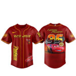 Boston Red Sox x Cars 2026 Lightning McQueen 20th Anniversary Baseball Jersey