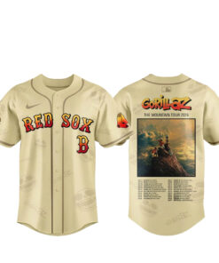 Boston Red Sox x Gorillaz The Mountain Tour 2026 Baseball Jersey