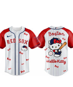 Boston Red Sox x Hello Kitty 2026 And Sanrio World Baseball Jersey