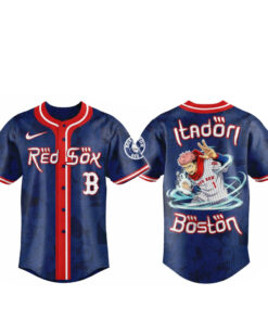 Boston Red Sox x Jujutsu Kaisen Night Itadori 2026 Baseball Jersey