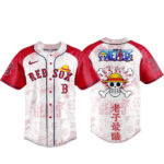 Boston Red Sox x One Piece Night 2026 Game Baseball Jersey 1 Boston Red Sox x One Piece Night 2026 Game Baseball Jersey