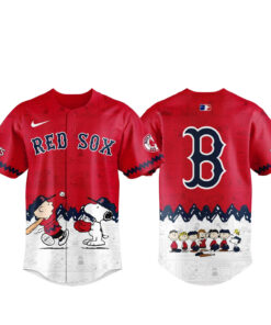 Boston Red Sox x Peanuts Night 2026 Baseball Jersey