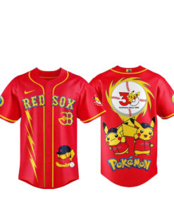 Boston Red Sox x Pokémon Celebrates 30 Years Baseball Jersey 2026