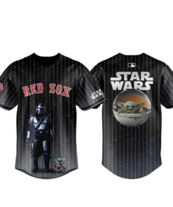 Boston Red Sox x Star Wars The Mandalorian & Grogu 2026 Baseball Jersey
