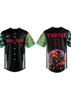 Boston Red Sox x Teenage Mutant Ninja Turtles and Demon Slayer 2026 Baseball Jersey
