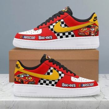 Bucees Nascar Racing Air Force 1 Sneakers