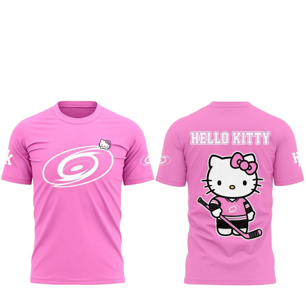 Carolina-Hurricanes-x-Hello-Kitty-Night-2026-Pink-T-Shirt.jpg Carolina Hurricanes x Hello Kitty Night 2026 Pink Shirt