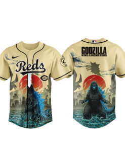 Cincinnati Reds x Godzilla King of The Monsters Baseball Jersey