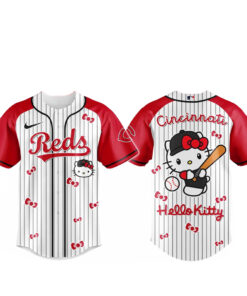 Cincinnati Reds x Hello Kitty 2026 And Sanrio World Baseball Jersey