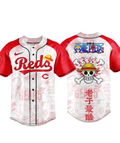 Cincinnati Reds x One Piece Night 2026 Game Baseball Jersey