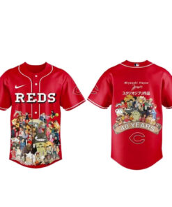 Cincinnati Reds x Studio Ghibli 40th Anniversary Baseball Jersey