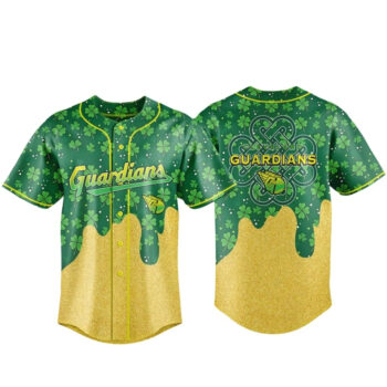 Cleveland Guardians Happy St Patrick’s Day 2026 Baseball Jersey
