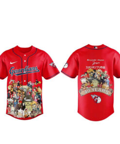 Cleveland Guardians Miyazaki Hayao 40 Years Of Studio Ghibli 2026 Baseball Jersey