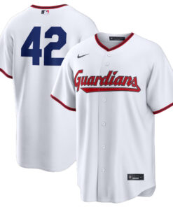 Cleveland Guardians White Home 2026 Jackie Robinson Day Baseball Jersey