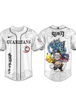 Cleveland Guardians x Demon Slayer and Pokemon 2026 Baseball Jersey