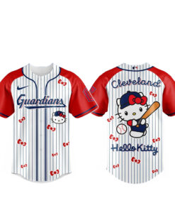 Cleveland Guardians x Hello Kitty 2026 And Sanrio World Baseball Jersey