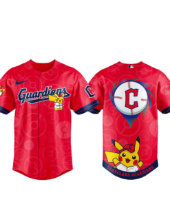 Cleveland Guardians x Pokemon 30th Anniversary Baseball Jersey