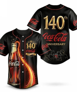 Coca Cola 140th Anniversary 1886-2026 Baseball Jersey