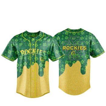 Colorado Rockies Happy St Patrick’s Day 2026 Baseball Jersey