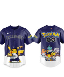 Colorado Rockies Pokemon Go Night 2026 Game Baseball Jersey