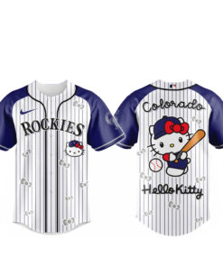 Colorado Rockies x Hello Kitty 2026 And Sanrio World Baseball Jersey