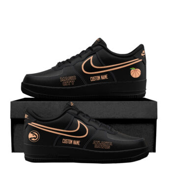 Custom Name Atlanta Hawks x Magic City 2026 Air Force 1 Shoes Sneakers
