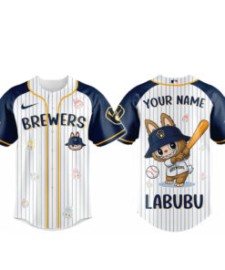 Custom Name Milwaukee Brewers x Labubu Game Night 2026 Baseball Jersey