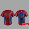 Custom Name New York Mets x Spider Man 2026 Baseball Jersey 3 Custom Name New York Mets x Spider Man 2026 Baseball Jersey