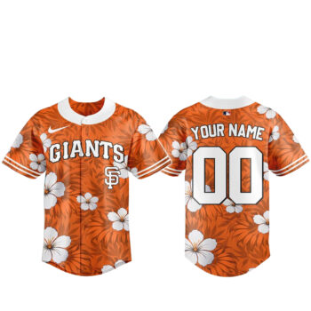 Custom Name San Francisco Giants x Tropical Vibes 2026 Baseball Jersey