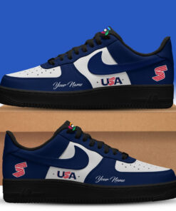Custom Name USA Baseball World Baseball Classic 2026 Air Force 1 Shoes Sneakers