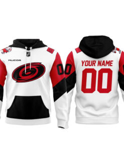Custom Name and Number Carolina Hurricanes 2026 Classic Night Celebration Hoodie