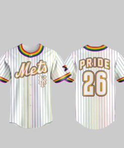 Custom Name and Number New York Mets Pride Night 2026 Baseball Jersey