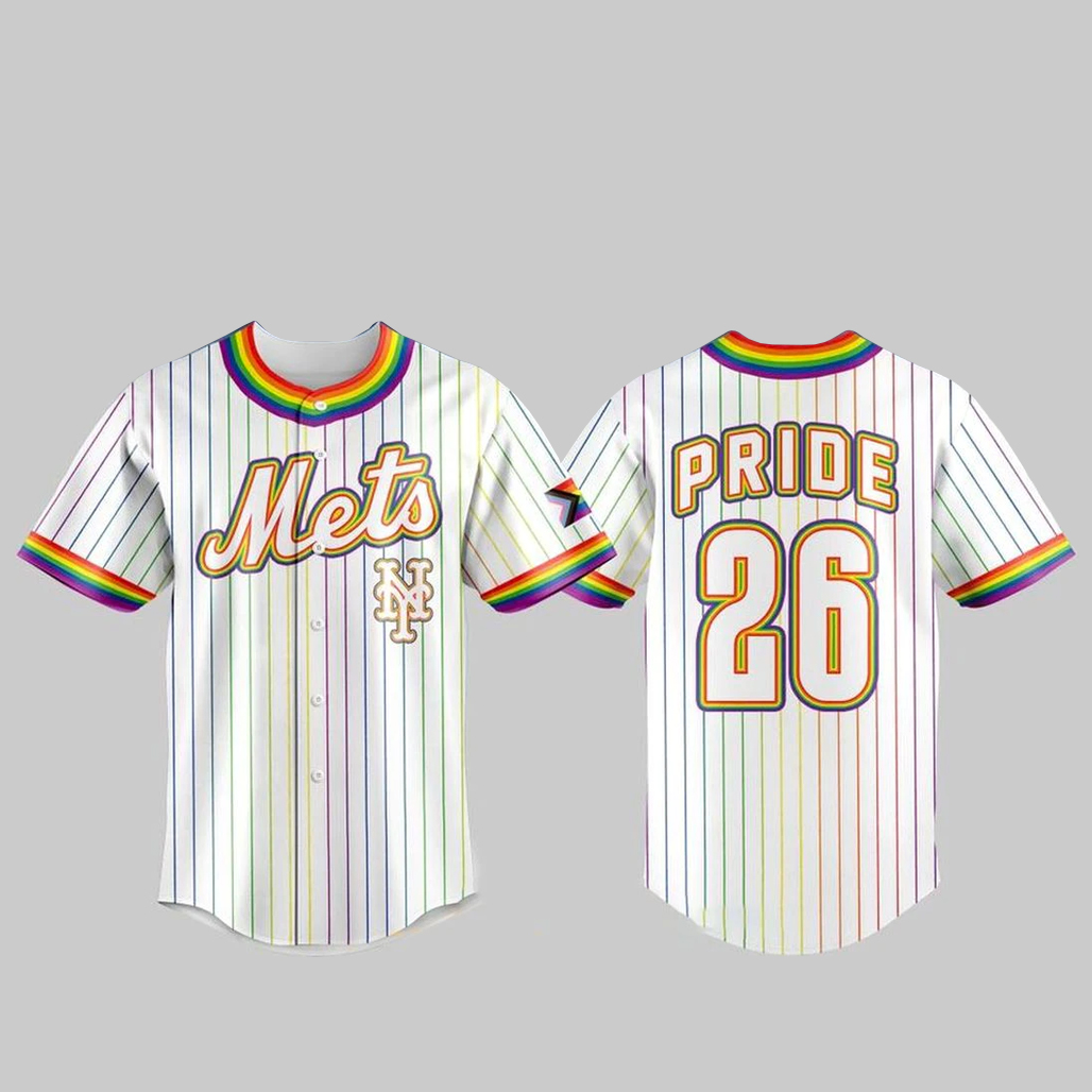 Custom-Name-and-Number-New-York-Mets-Pride-Night-2026-Baseball-Jersey.jpg Custom Name and Number New York Mets Pride Night 2026 Baseball Jersey